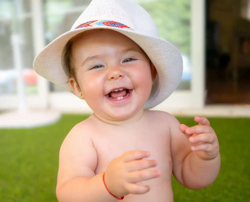 Smiling baby, representing early infant dental care in Carrollton, TX